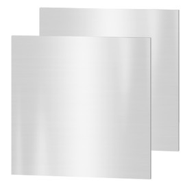 2PACK 6 x 6 x 1/16 Inch 304 Stainless Steel Sheets - 1/16 inch Thickness Stainless Steel Shim Plates Metal Sheets for Kitchen DIY Craft Making (152 x 152 x 1.5 mm)