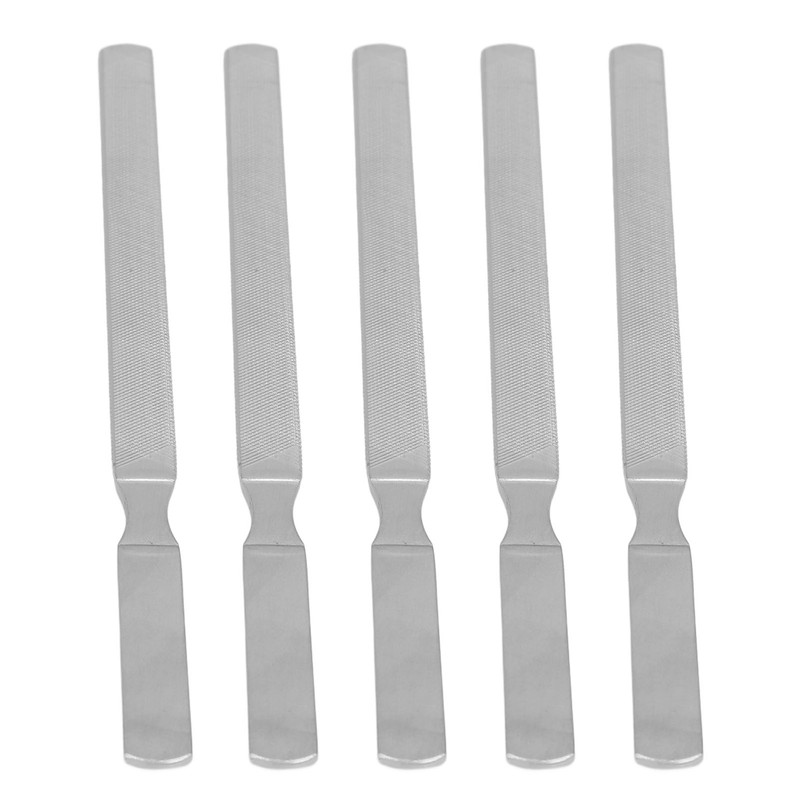 10pcs Stainless Steel Nail File 4 Sides Nail File Fine