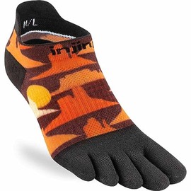 Injinji Toe Socks ARTIST DESIGNED WOMEN'S NO-SHOW HORIZON M/L, Horizon