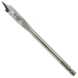 IVY Classic 10707 7/16 x 6-Inch Swift Bore® Wood Spade Bit, High-Carbon Steel, 1/Card