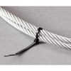Trusco TRJ100B Nylon Cable Ties (Weather Resistant Type), 100 Pieces, 0.1