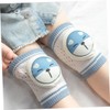 Baluue 1Pair Knee Pads Cartoon Slip Crawling Protectors Breathable Design
