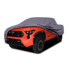 JURMON Heavy Duty Outdoor Car Cover Windproof All Weather Waterproof Sun Rain UV Dust Snow Protection Outdoor,See Vehicle Size-Chart for Accurate Fit. (Truck M-Length Up to 210 inch)