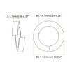 QUARKZMAN Pack of 30 Spring Washers M6 Split Disc Assortment