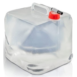 Baubar Water Canister 20 L | Foldable | with Practical Pouring Tap and Carry Handle | with Screw Lid | 100% Leak-proof | Water Canister for Camping, Outdoor etc. | Folding Water Canister Brand (1)