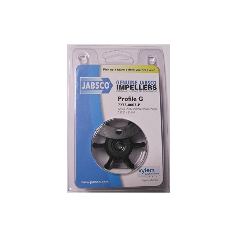 Jabsco 7273-0003-P, Nitrile, Drive Type 4, 6 Blade, 2 Diameter,