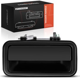 A-Premium Tailgate Handle Liftgate Latch Handle Compatible with Isuzu Rodeo 1998-2004, Primed Black, Replace# 8-97181-733-0, 8-97185-529-0