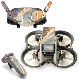 MightySkins Glossy Glitter Skin Compatible with DJI Avata - Rocky Side | Protective, Durable High-Gloss Glitter Finish | Easy to Apply | Made in The USA