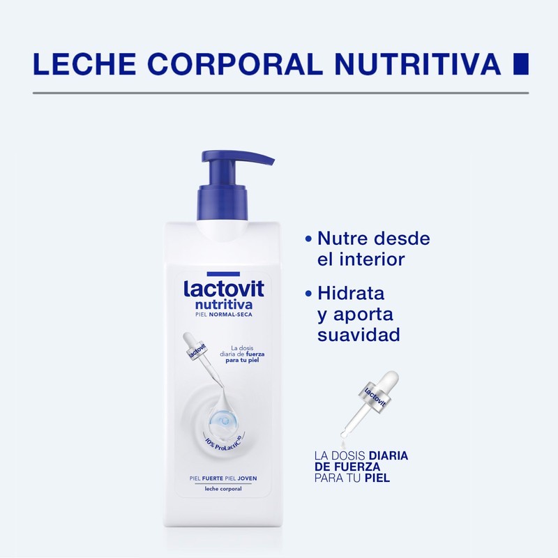 Lactovit Moisturising Cream for Normal and Dry Skin 400ml Pack