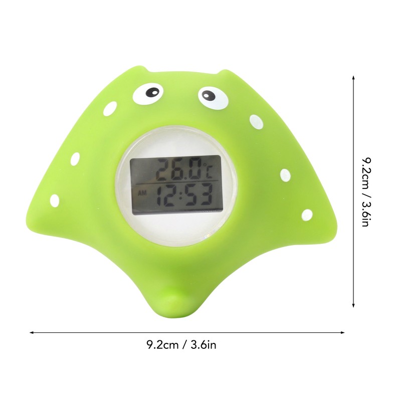 Baby Bath Thermometer Alarm LCD Display Fish Shaped Waterproof 0‑60