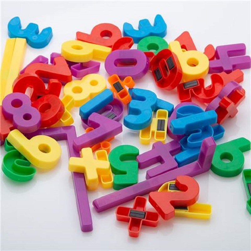 Miniland 45314 - Magnetische 54 Zahlen - 3 cm, 54