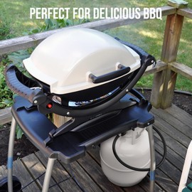 Alloxity 6 Feet Propane Hose Adapter 1lb to 20lb，Propane Adapter 20lb to 1lb Converter, Propane Tank Adapter Hose 20 lb to 1 lb for Weber Q Grill/Coleman Stove/Blackstone Griddle/Buddy Heater