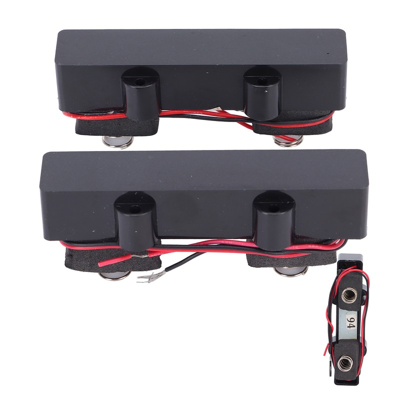 Electric Bass Pickup Sealed 4String Set Noiseless Set with Spring