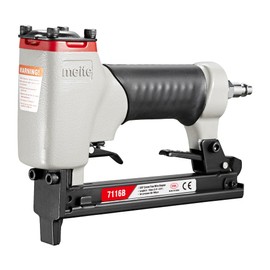 meite 7116B Upholstery Stapler 22 Gauge 3/8-Inch Crown or C Crown 1/4-Inch to 5/8-Inch Length Pneumatic Fine Wire Stapler