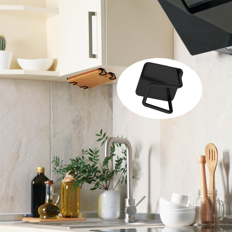 Aogigigio Under Cabinet Cutting Board Holder - 4 Pcs Cutting