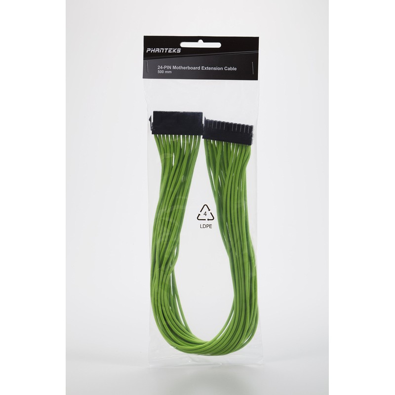 Phanteks 24 Pin M/B Premium Sleeved Extension Cable 19.68" 500mm