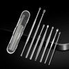 8 Pcs Ear Wax Removal Kit,Professional Double-Headed Ear Pick Earwax