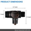 G-Promise Solid Metal Shower Arm Diverter for Hand Held Showerhead