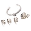 Guitar Pick Set with Alloy Bracelet Stainless Steel Finger Thumb
