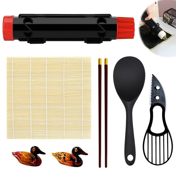 Sushi Bazooka, Sushi Maker Kit Portable, Sushi Set for Making