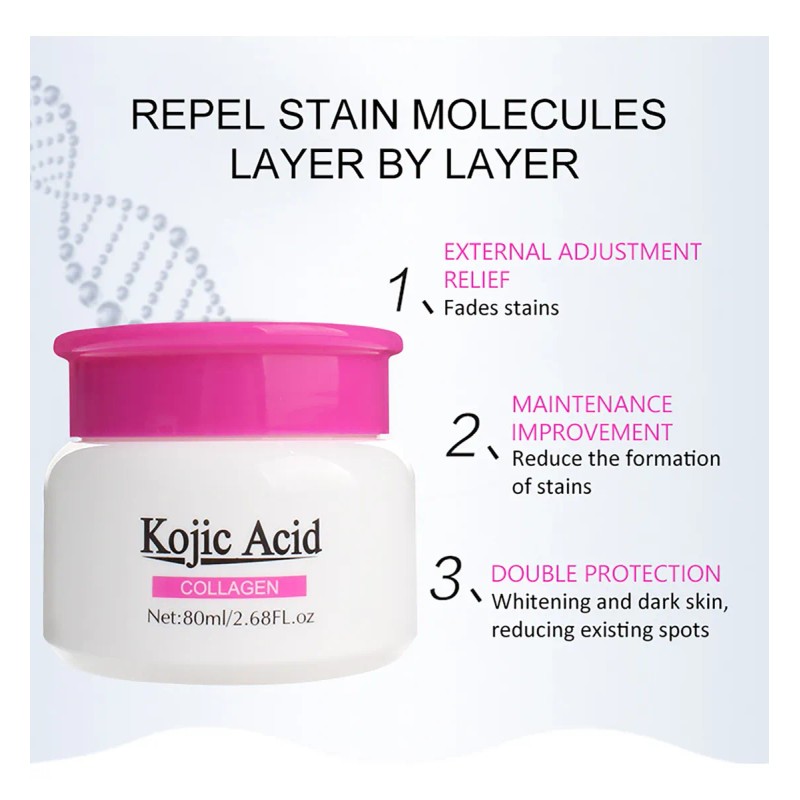 Crema Facial Kojic Hidratante E Iluminadora Para El Cuidado