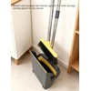 Broom and Dustpan Set with Long Handle - Upright Dustpan