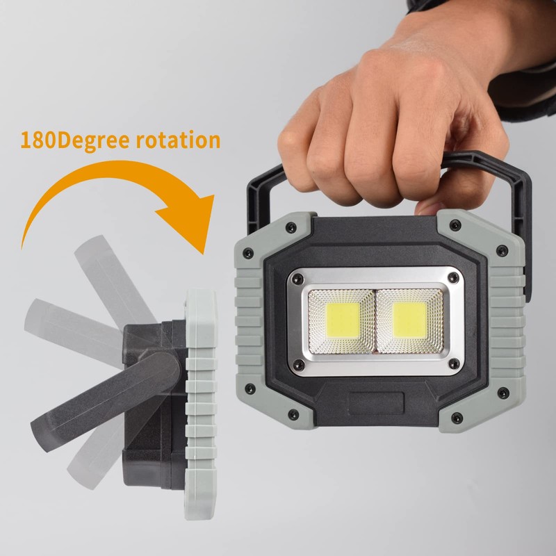 OTYTY Work Light Rechargeable, LED Work Light Portable Flood Lights