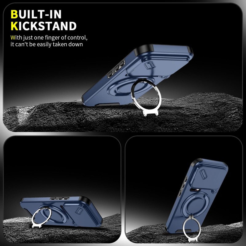 MRRSIWEI for Xiaomi 17 Pro Max Case with Slide Camera.Slide