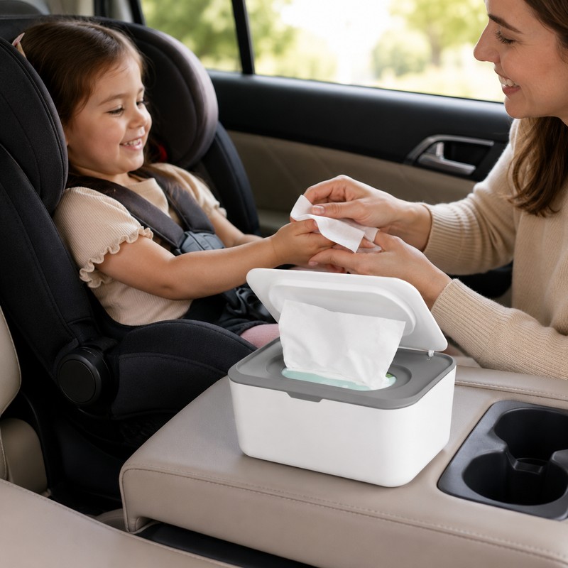 Wet Tissue Box Paper Dispenser for Wipes & Napkins -