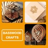 24Pack Basswood Sheets 20"x12"x1/8", 3mm Basswood for Laser Cutting, Thin