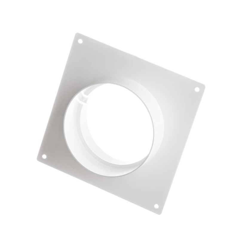 100mm / 4 Inch Duct Connector with Flange - Round