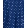 Henry Terre Men's Short-Sleeved Nightdress with Diamond Flower Chest Pocket