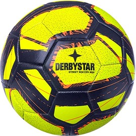 DERBYSTAR MINIBALL STREET SOCCER Mini Ball, Yellow, 18.5 inches (47 cm)