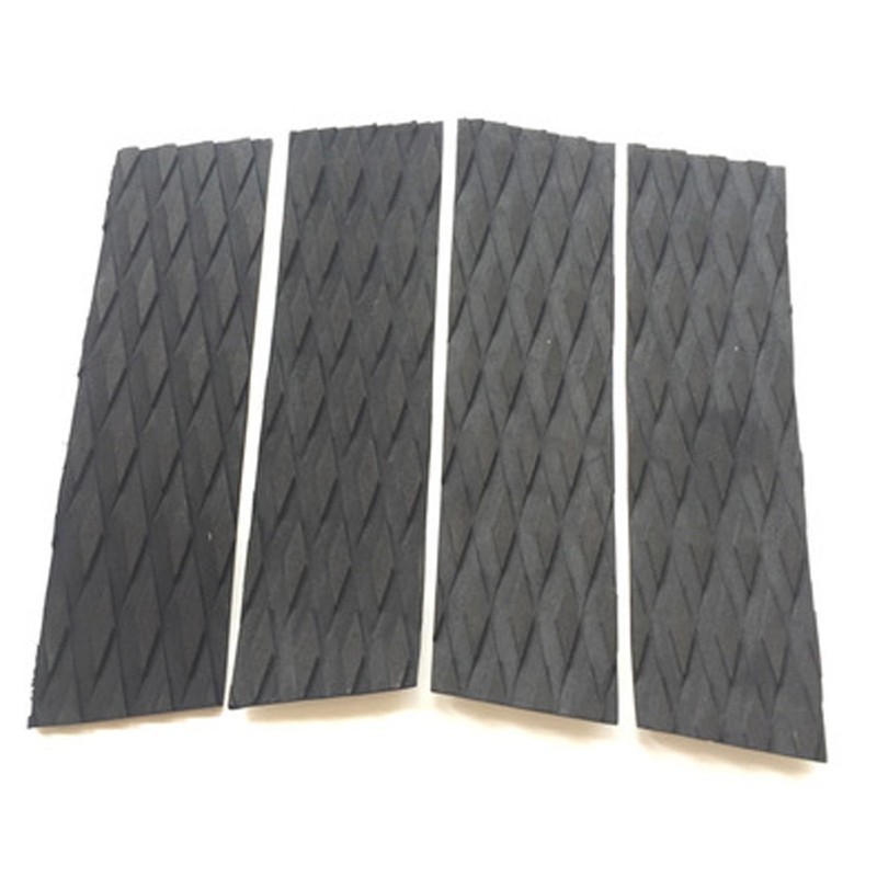 4pcs EVA Surfboard Deck Traction Pads Non Slip Surf Deck
