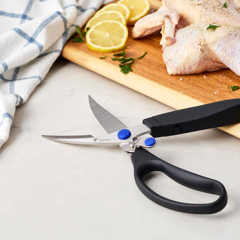 HENCKELS Kitchen Shears for Poultry, Dishwasher Safe, Heavy Duty, Stainless
