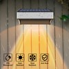 Solar Fence Lights Outdoor 4 Pack, LED Step Lights with