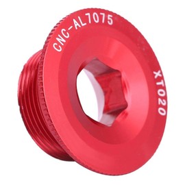 Crank Bolt Crank Arm Bolt for Mountain Road Bike Bracket Cap M20*10 Crankset Screw BB Axis Screws(red)