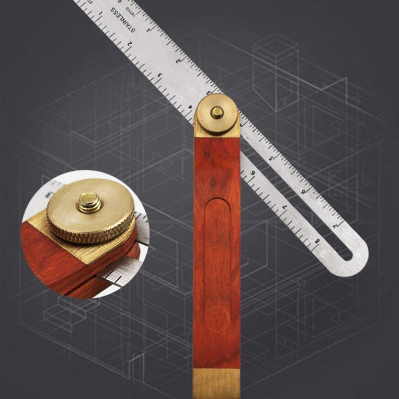 Juliyeh Adjustable Sliding T-Bevel Gauge Angle Rulers Gauges High Precision