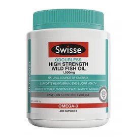 Swisse Buy Swisse Odourless High Strength Wild Fish Oil 1500mg 400 Capsules Online