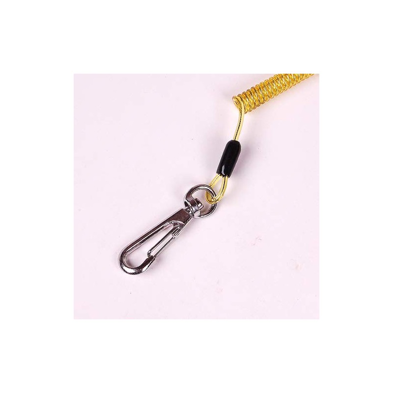 Good-L Coil Keychain with 320 Reinforced Wire (Yellow)