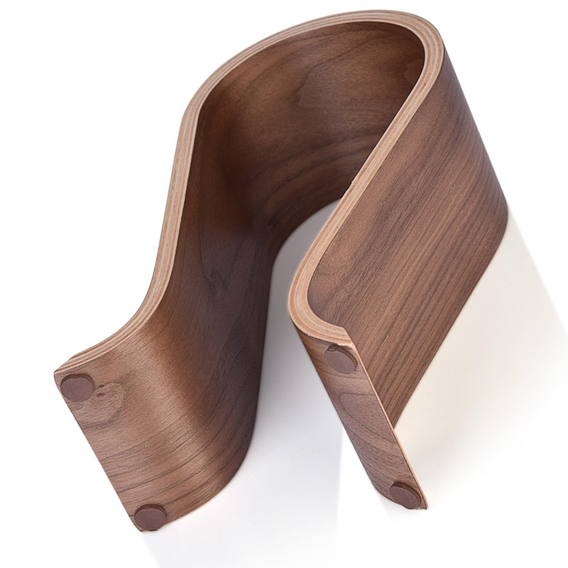 U Shape Wood Headphones Stand Holder Hanger Wooden Headset Desk