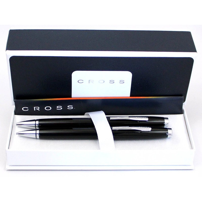 A. T. Cross Cross Coventry Black Lacquer Ballpoint Pen +