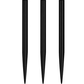 Mission Glide Dart Points - Replacement Smooth Points (Black, 34mm)