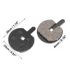 X AUTOHAUX 4 Pair Semi Metal Disc Bike Brake Pads