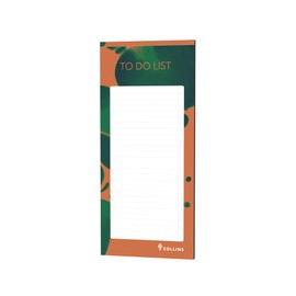 Collins Viridian To Do List Notepad - 235x105mm - Checklist, Shopping List and Memo Notepad with Magnetic Strip for Home and Office Use