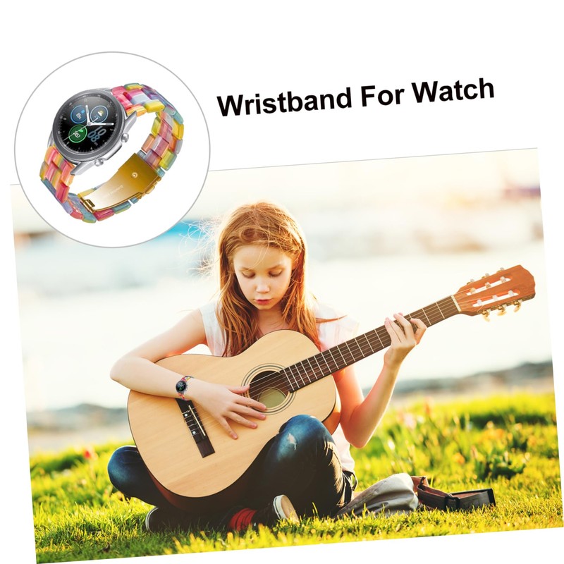 Gatuida Resin Watch Strap for Smart Watch Lightweight Sweat Resistant