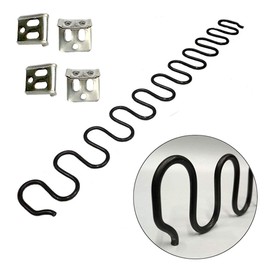 Carkio Sofa Replacement Springs, 4 Pieces 25 Inch Springs with 16 Pieces S-Clips, 4.0 Wire Diameter, Sofa Spring Repair Kit for Furniture Seating, Interior Decoration, Automotive