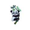 PSL Cute Panda Bear on Bamboo Tree Embroidered Iron On