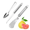 Klyuqoz Grapefruit Knife Curved Serrated, Grapefruit Knife Pack of 2,