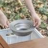 Boundless Voyage Camping Plate Titanium Pan Dish Bowls Set Ultralight